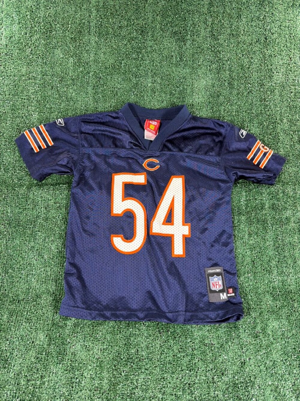 RBK Chicago Bears Brian Urlacher #54 Jersey Youth M 5-6 Navy